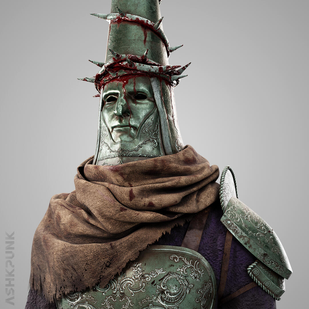 The Penitent One I love what The Game Kitchen did, specially with the art. I decided to make a fan sculpture of the main character as a personal project. It was made in Zbrush with high poly being around 40 Million polys. I did retopo it in Blender w